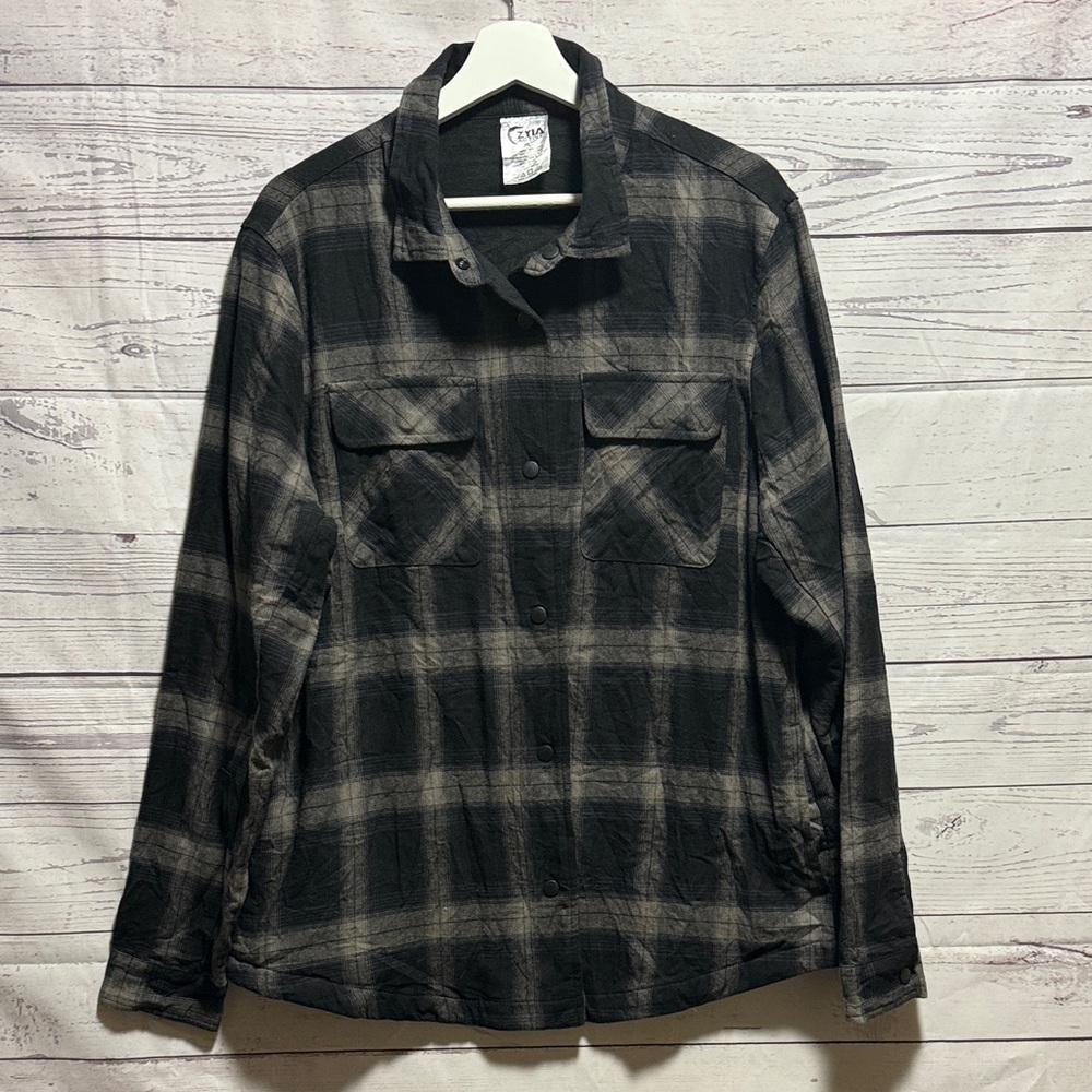Zyia Fleece lined Snap button Shirt